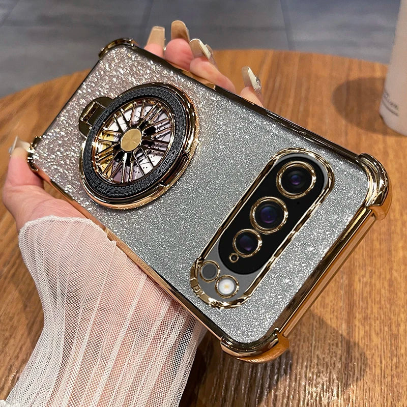 Glitzernde Silikonhülle für Google Pixel 10