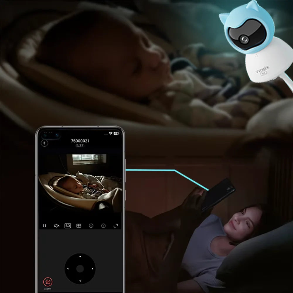 4MP WiFi Baby Monitor Kamera mit Zwei-Wege-Audio