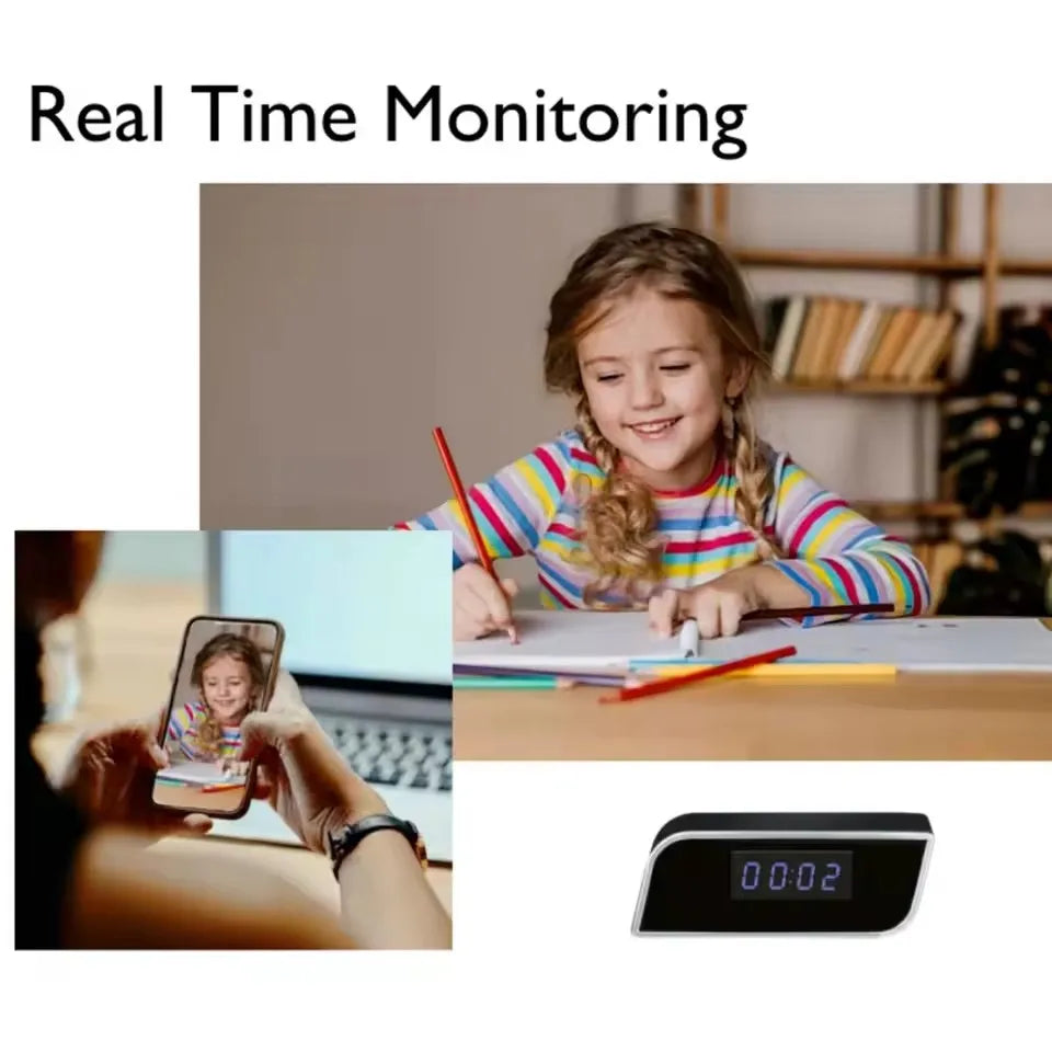 4K Mini-Uhr Kamera mit WLAN und Nachtsicht