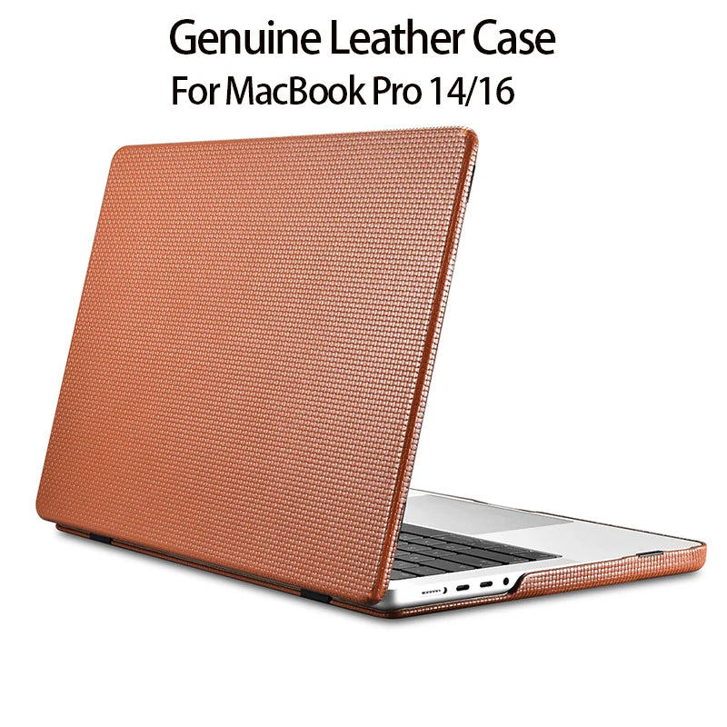 Echtleder MacBook Pro Hülle 14–16 Zoll