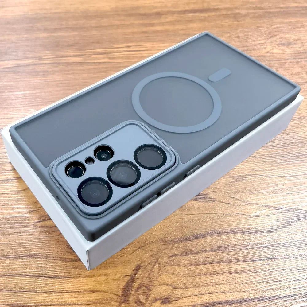 Luxus Matte Hülle für Samsung Galaxy S22–S25 Ultra