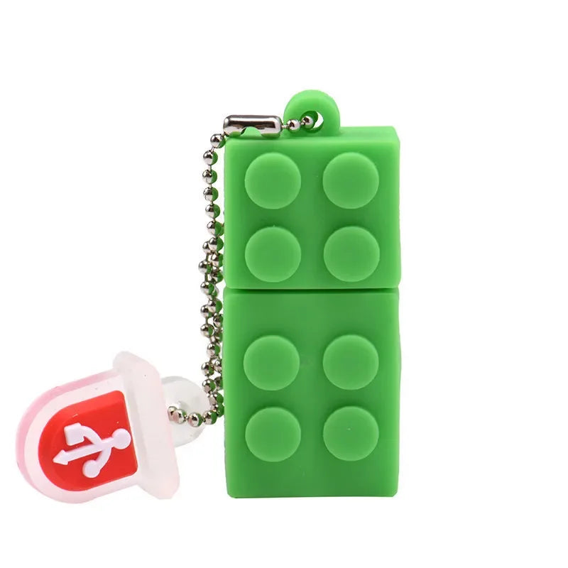 JASTER USB-Stick Baustein 64GB Geschenk Kinder