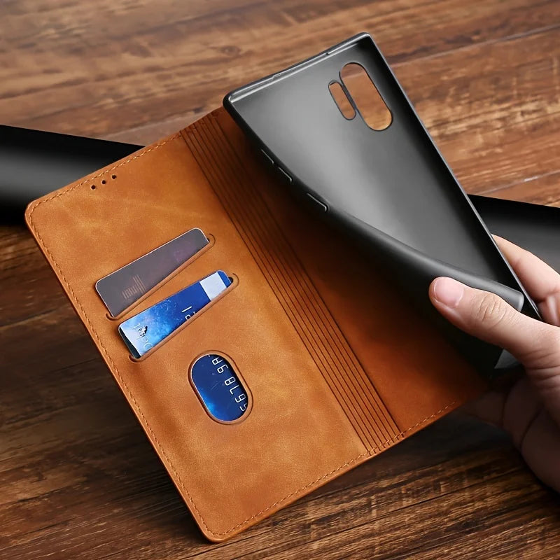 Luxus PU Leder Flip Hülle für Pixel