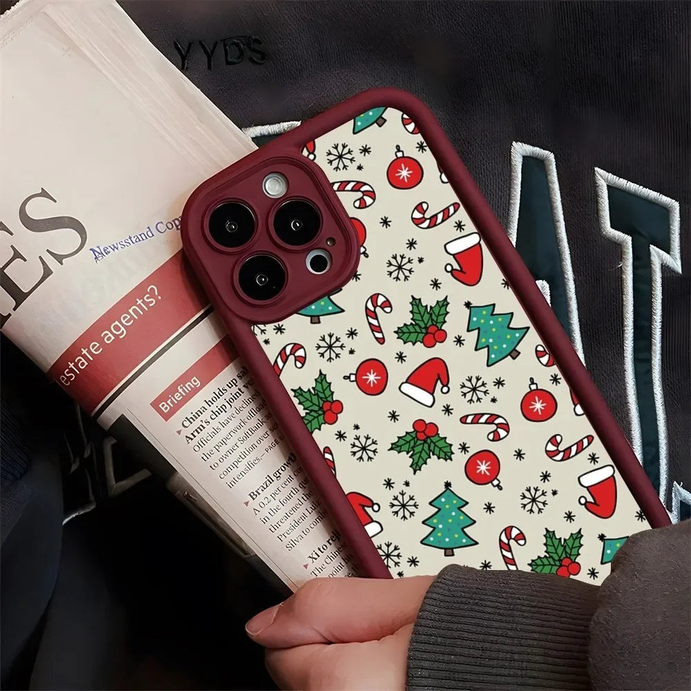 Christmas silicone case for iPhone 16 Pro Max