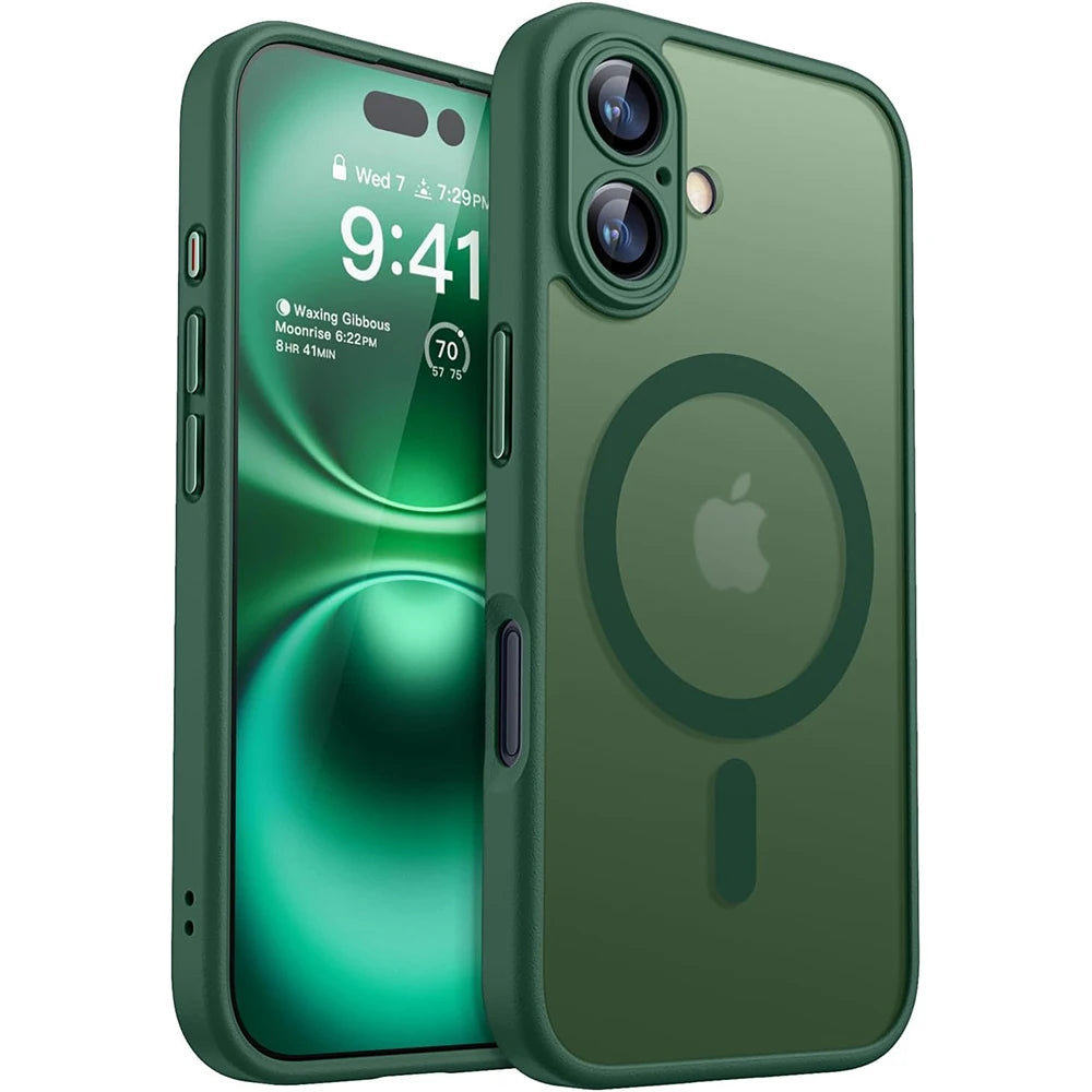 Magnetische Luxus-Hülle iPhone 13-16 Pro Max
