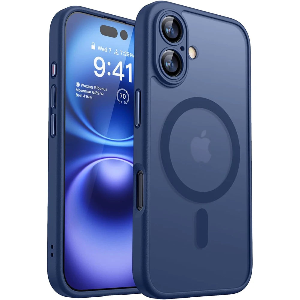 Magnetische Luxus-Hülle iPhone 13-16 Pro Max