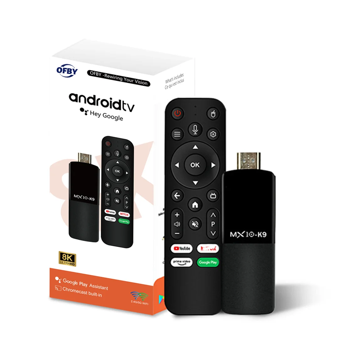 4K Android 13 Streaming TV Stick with fast chip