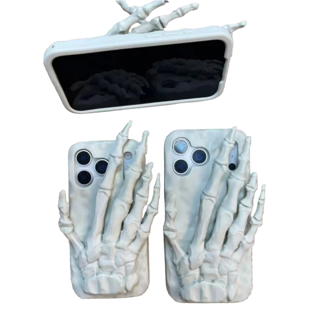 3D Schädel Silikonhülle für iPhone Halloween