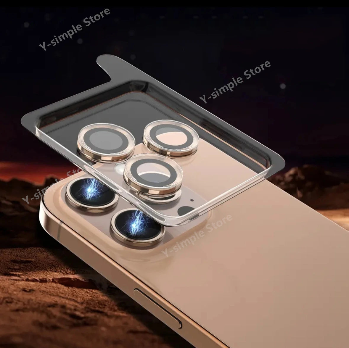 Metal camera protective ring for iPhone 17