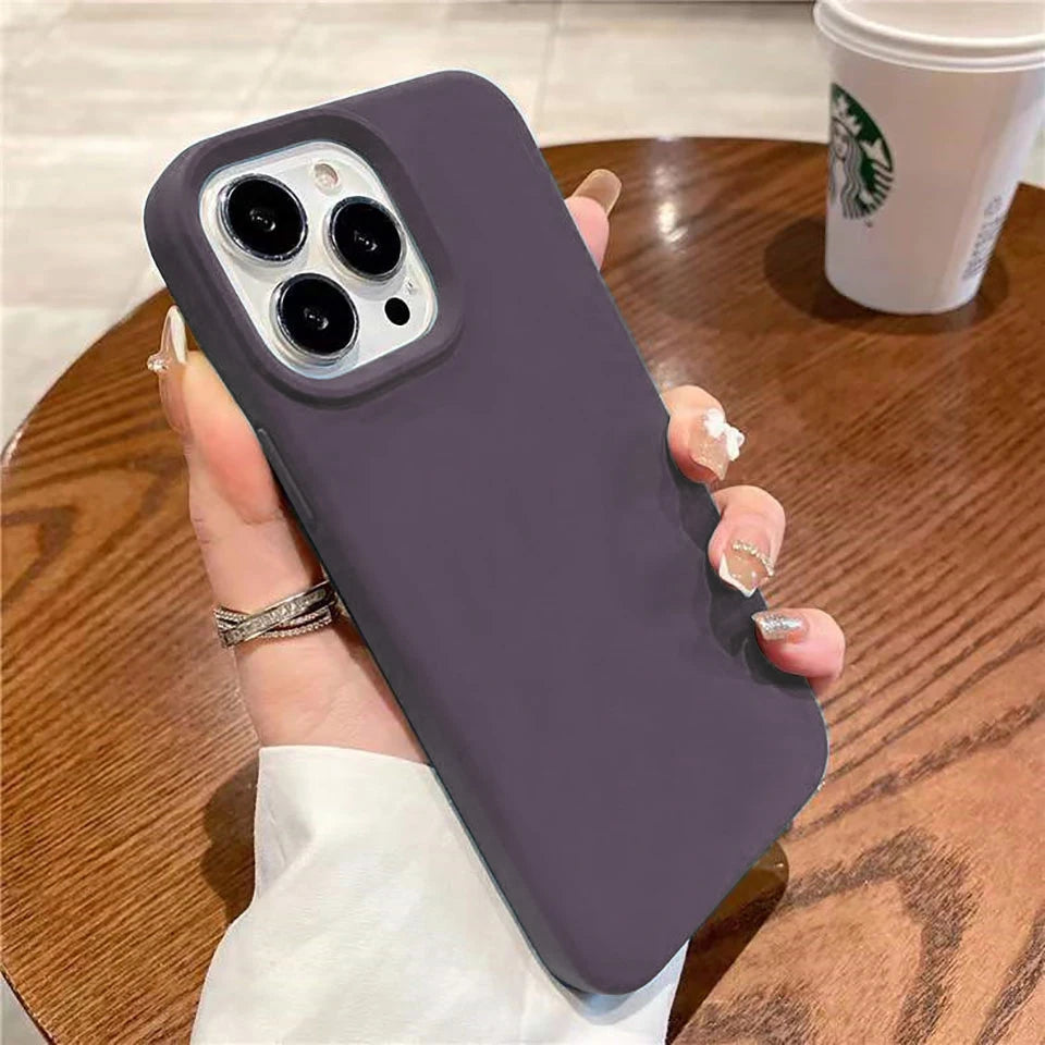 Flüssigsilikon Stoßfeste iPhone Hülle