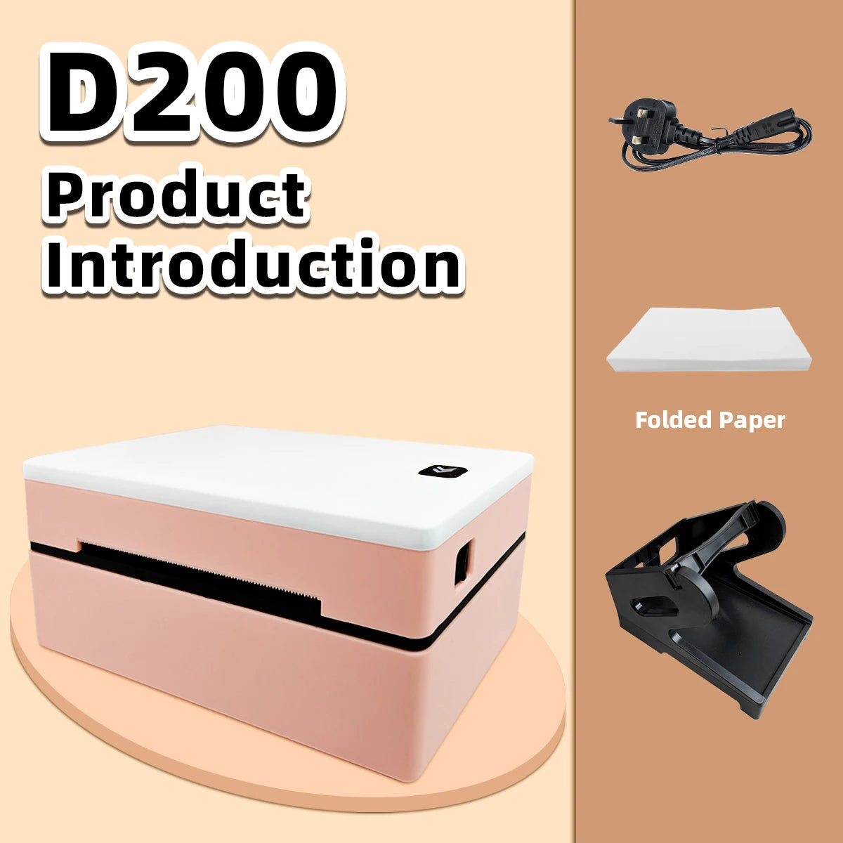 Marklife D200 Versandetikettendrucker 4x6 Bluetooth