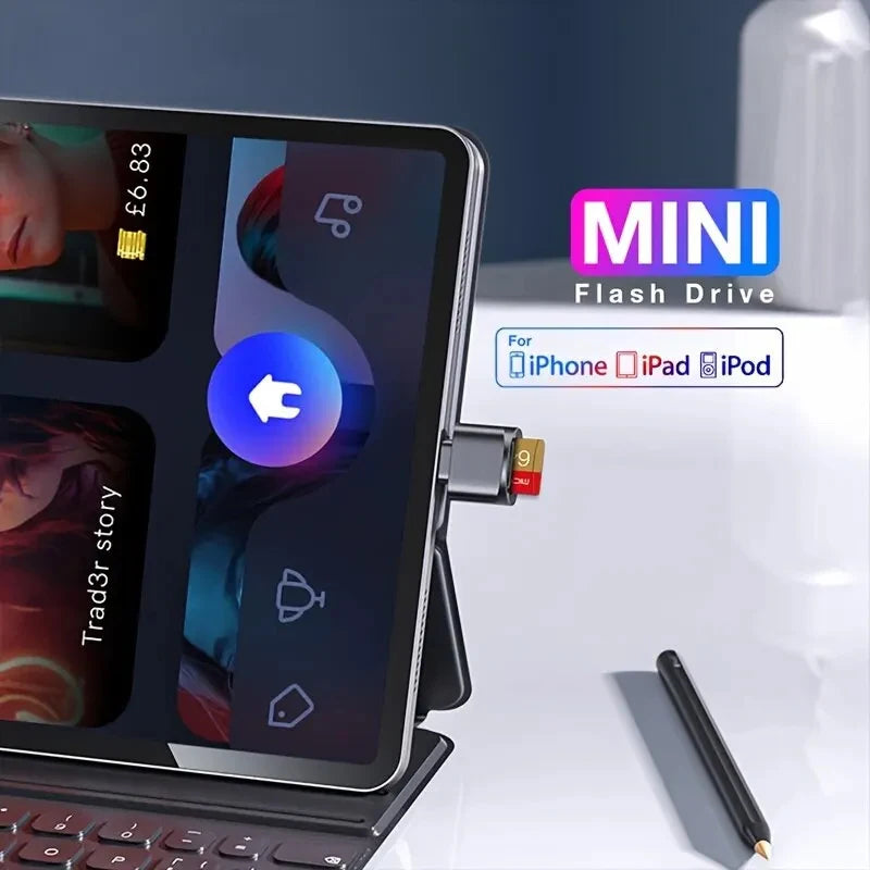 Mini USB 3.1 Lightning SD TF Kartenleser Adapter