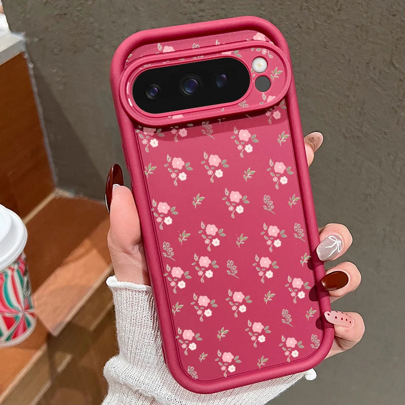 Romantische Blumen TPU Hülle Pixel