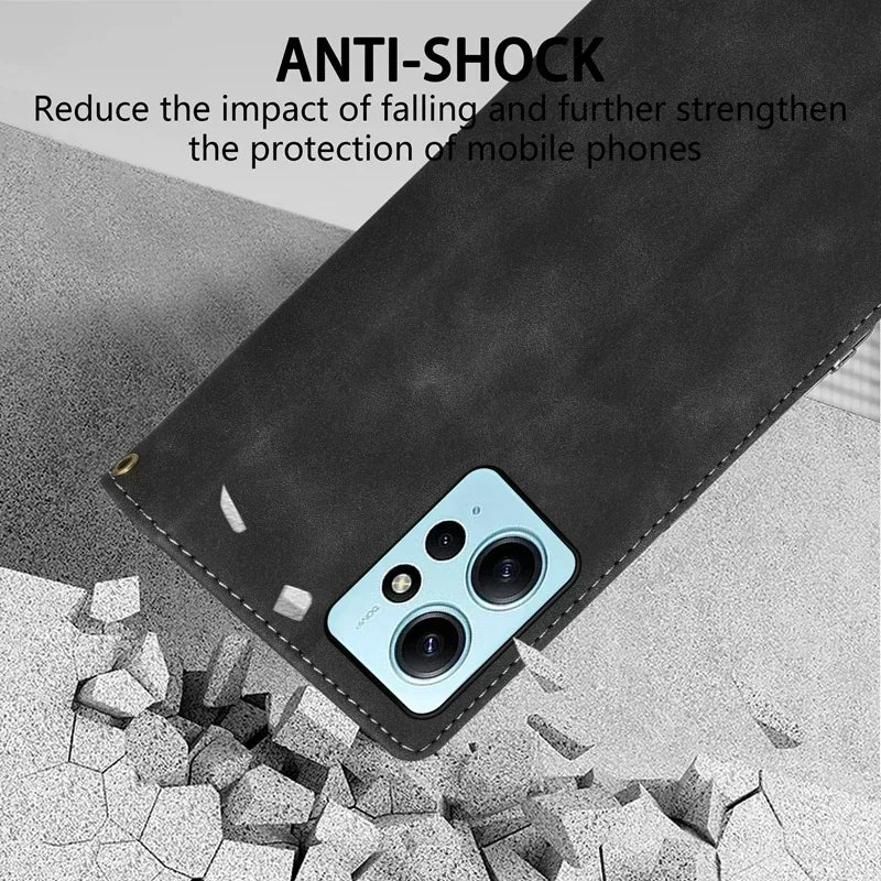 Magnetische Flip Ledertasche Xiaomi