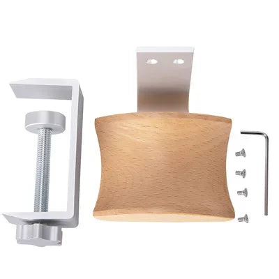 Holz Kopfhörerständer Aluminium Desktop Halterung