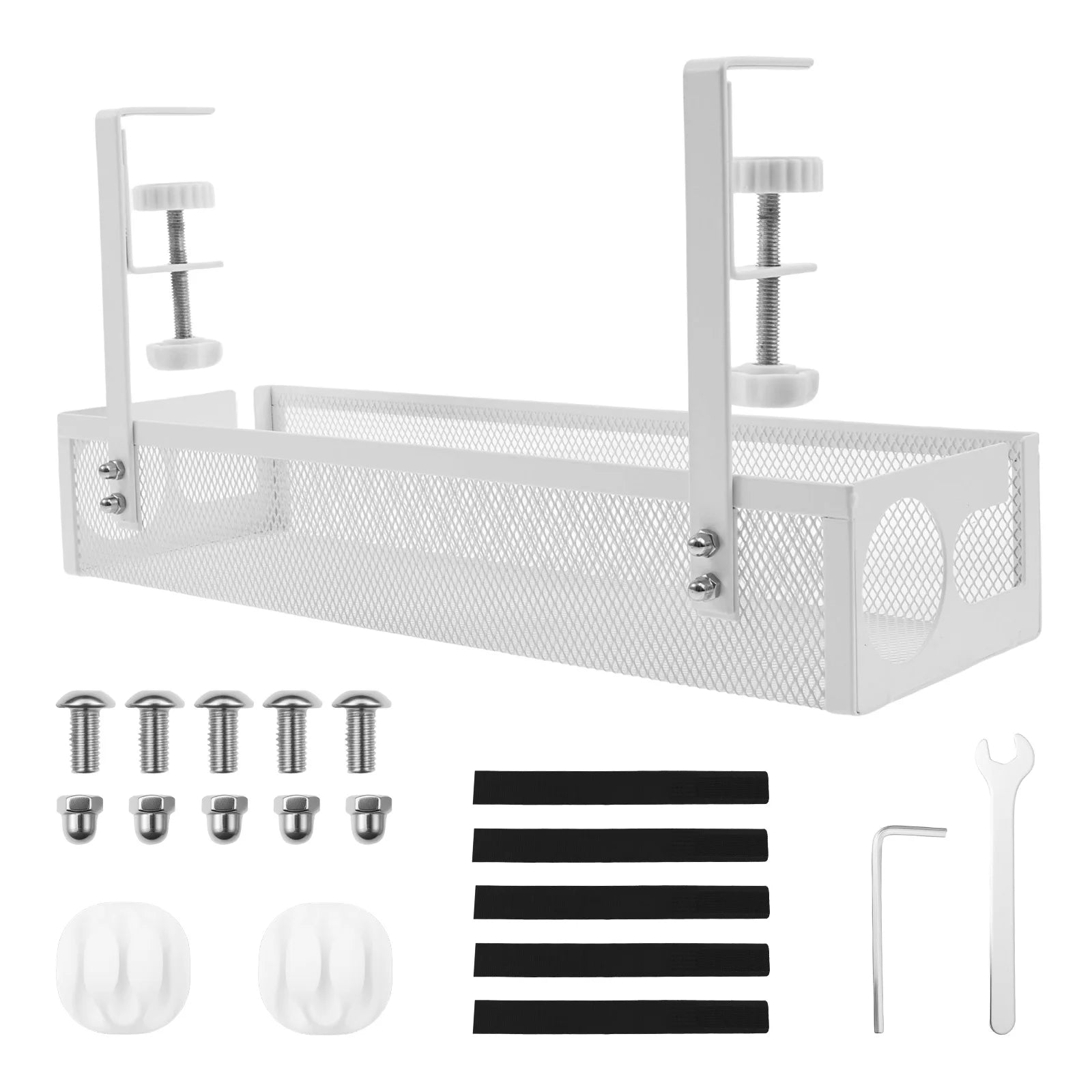 Kabelfach unter Schreibtisch – Steckdosen & Organizer
