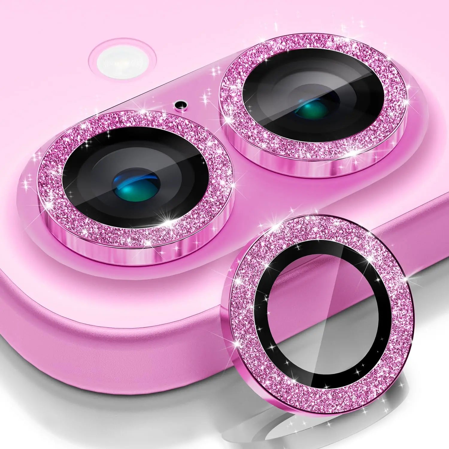 Bling Glitter Camera Protective Glass for iPhone 17