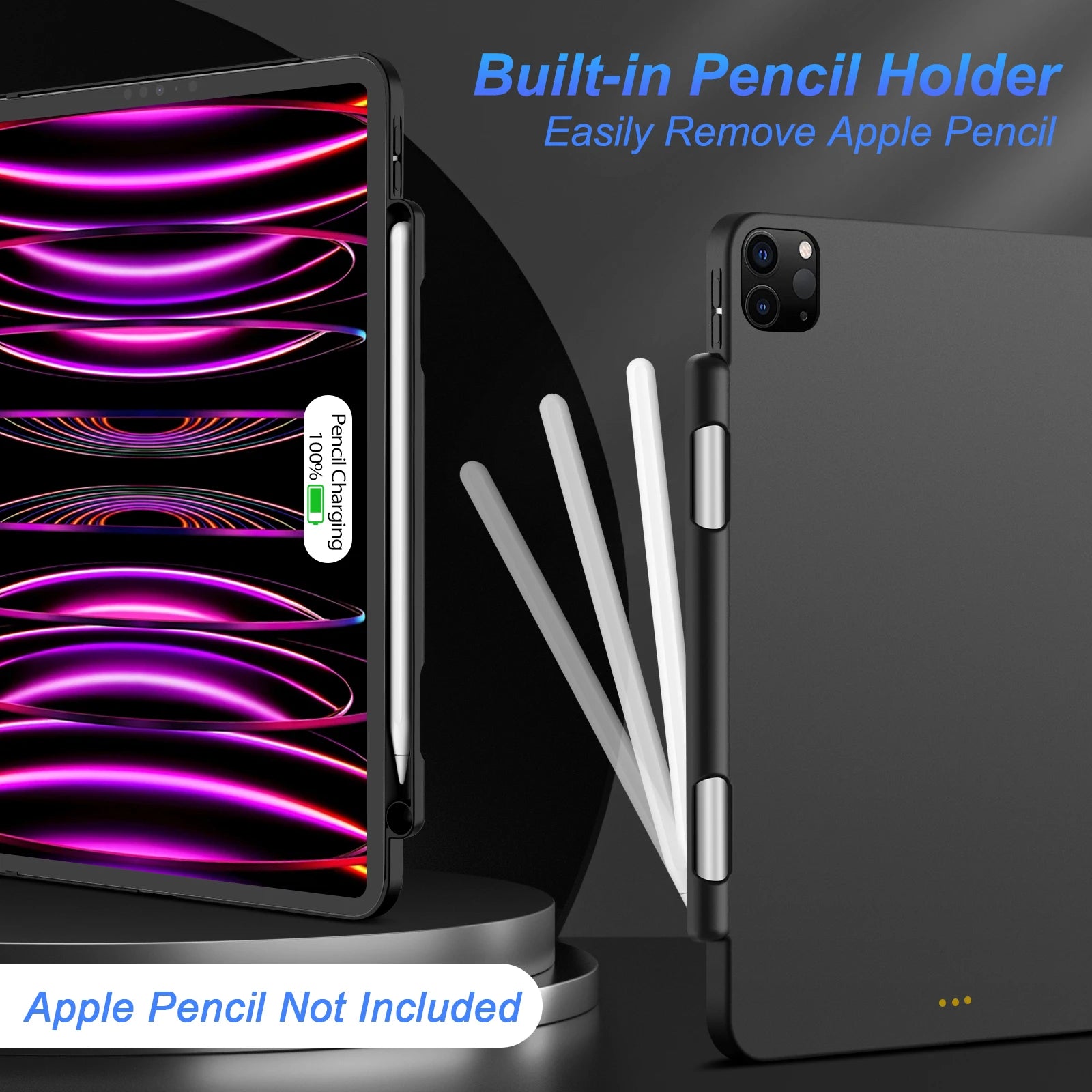 Magnetische iPad Hülle mit Stifthalter