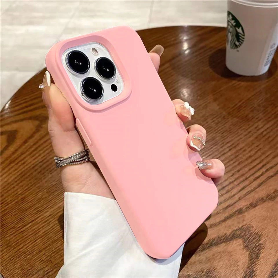 Flüssigsilikon Stoßfeste iPhone Hülle