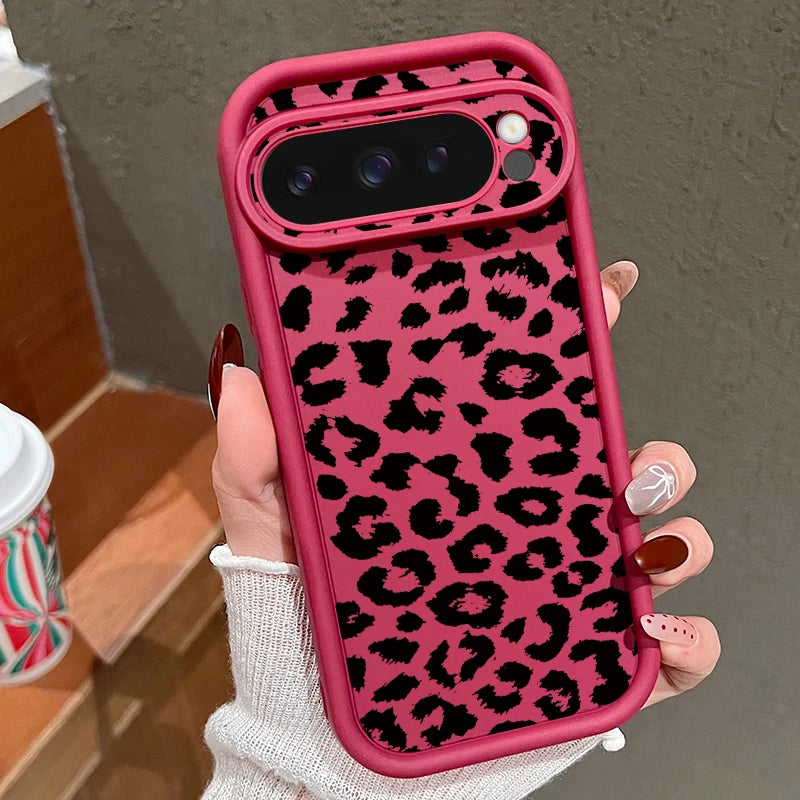 Leoparden TPU-Hülle für Pixel 7–9 Pro
