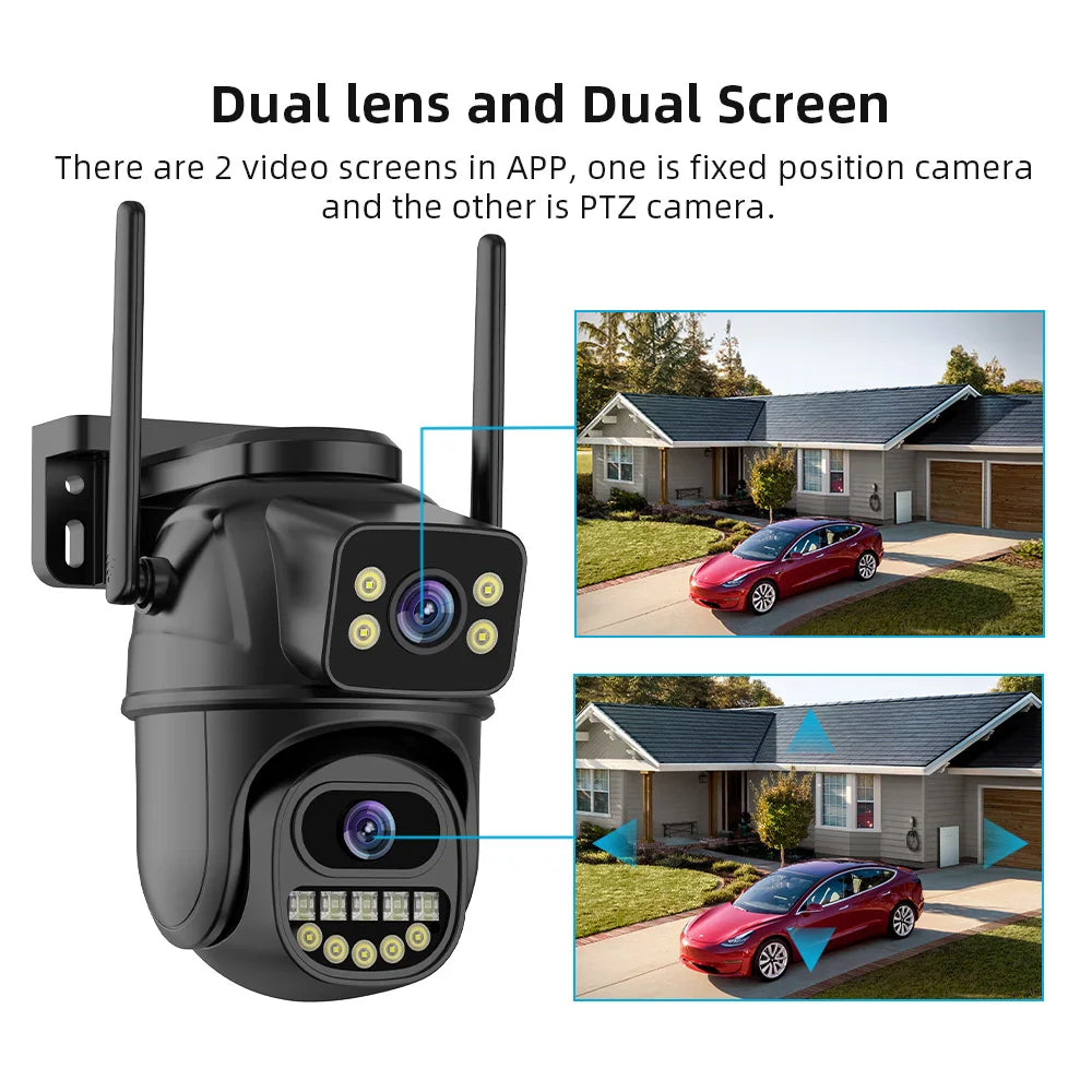 4K 8MP HD Wifi PTZ Kamera Outdoor