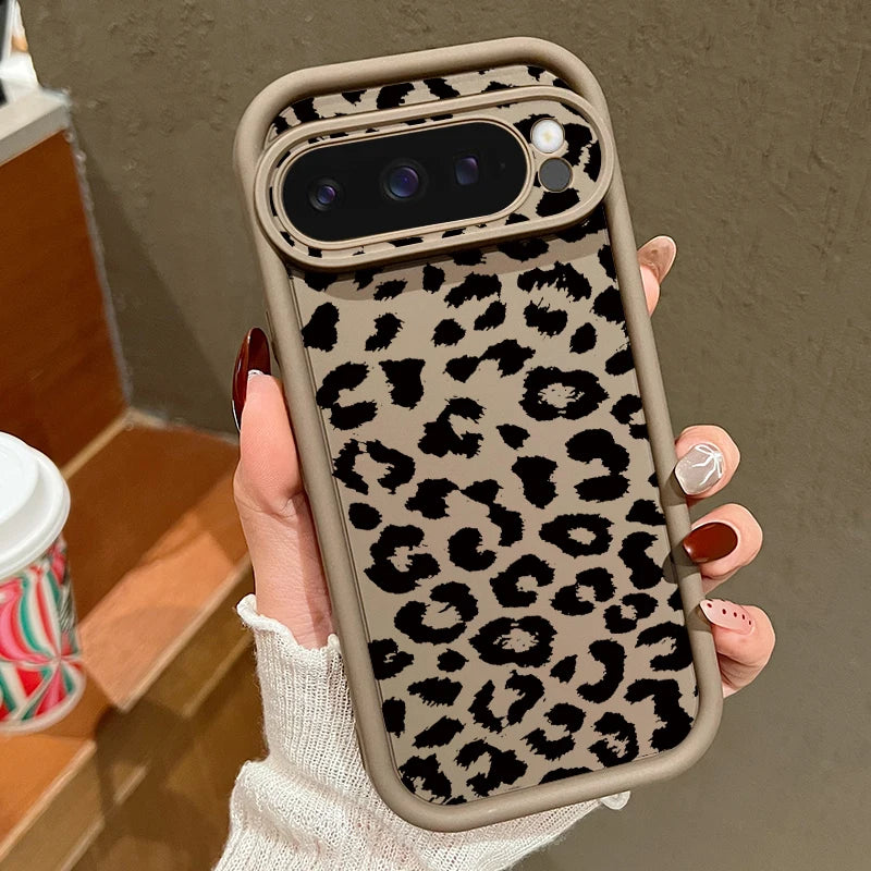 Leoparden TPU-Hülle für Pixel 7–9 Pro