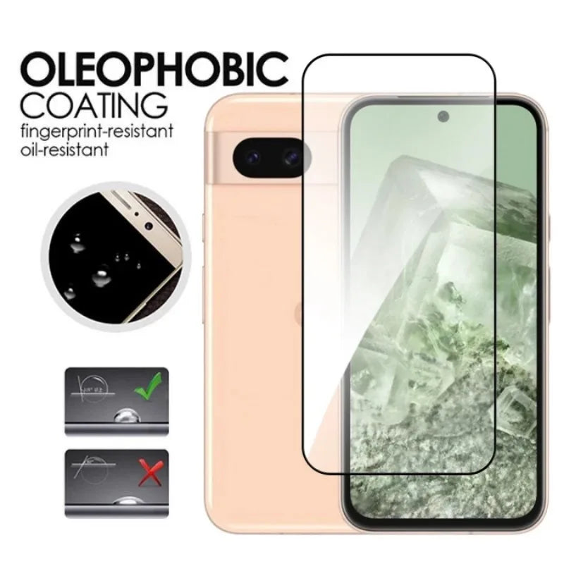 4in1 Hartglasfolie für Google Pixel 6–9 Pro XL