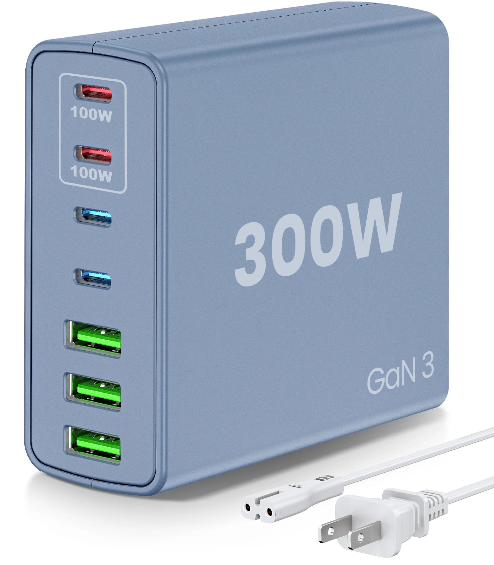 USB C Schnellladegerät 300W 7-Port Hub