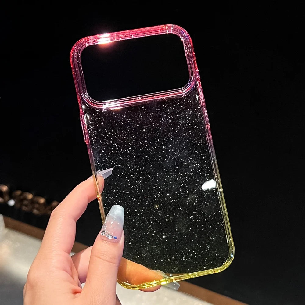 Glitzer Gradient Hartcase für iPhone 17 Pro Max