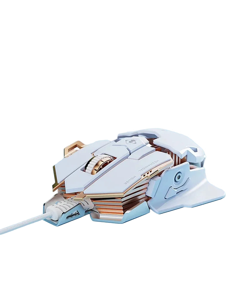 Kabelgebundene Metall-Gaming-Maus mit 12800 DPI