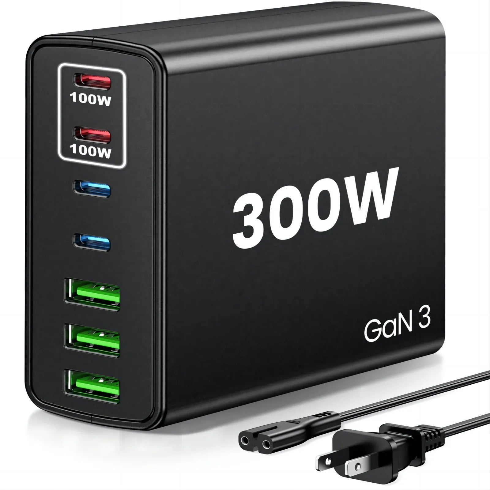 USB C Schnellladegerät 300W 7-Port Hub