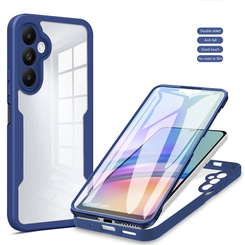 360° Hülle mit Displayschutz für Galaxy A-Serie