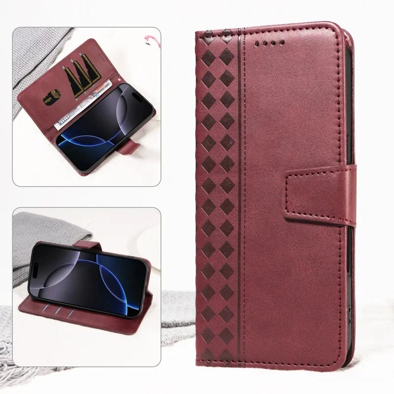 Magnetische Leder-Wallet Hülle für Google Pixel 10