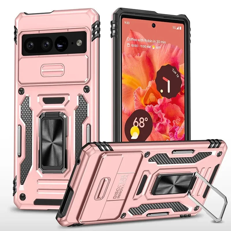 Robuste Pixel 9A Pro Schiebeobjektiv Hülle