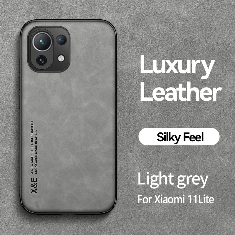Lederhülle mit Magnet für Xiaomi 11 Lite