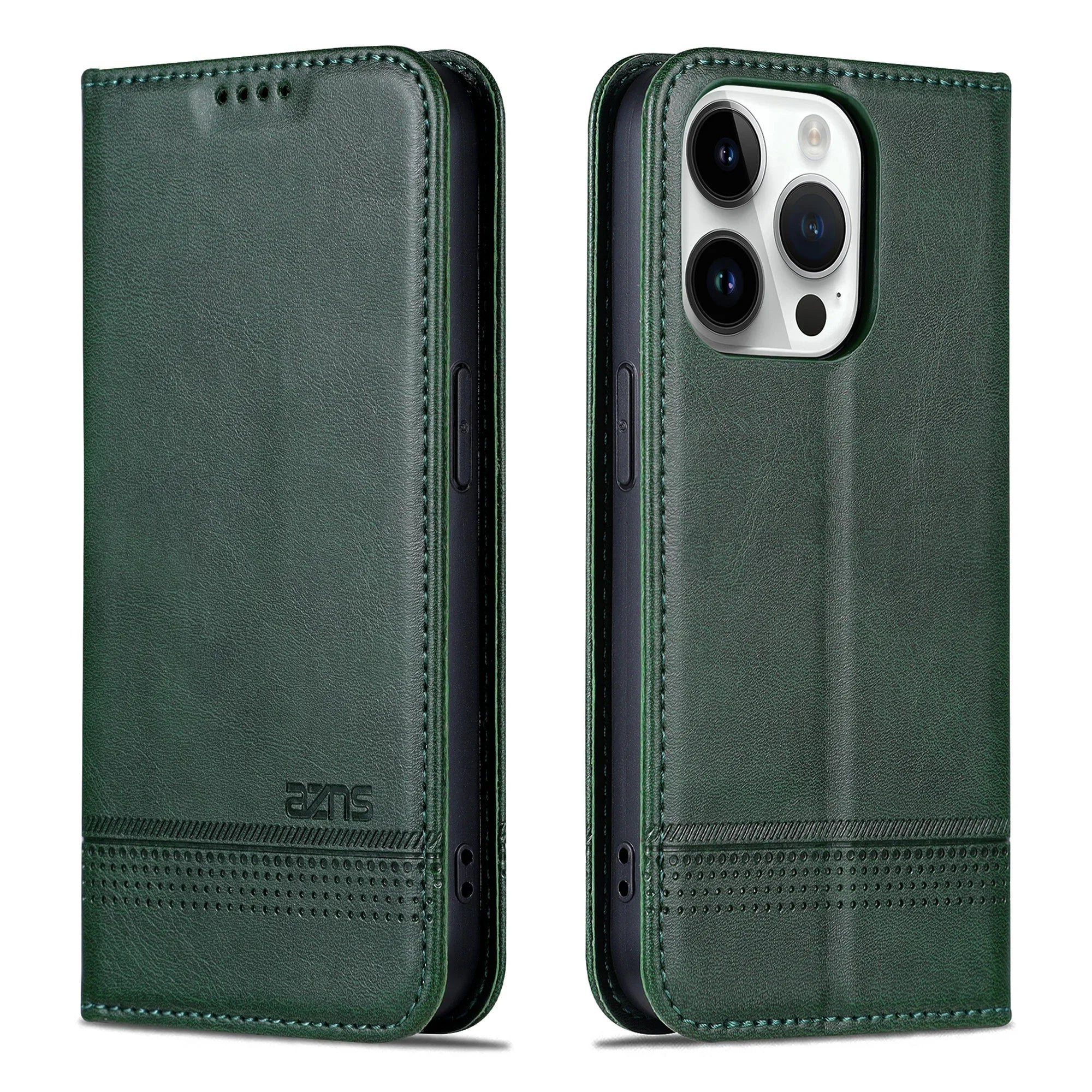 Leder Klapphülle mit Kartenfach für iPhone 17 Pro Max
