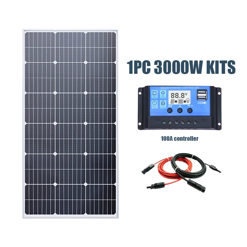 6000W Solarpanel 18V für Haus, RV & Camping