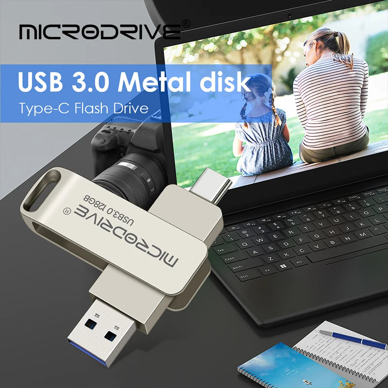 Typ-C USB Stick 3.0 – 64GB/128GB Speichergerät