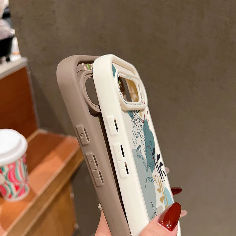 Blumen Silikonhülle für Google Pixel 9 Pro, Stoßfest