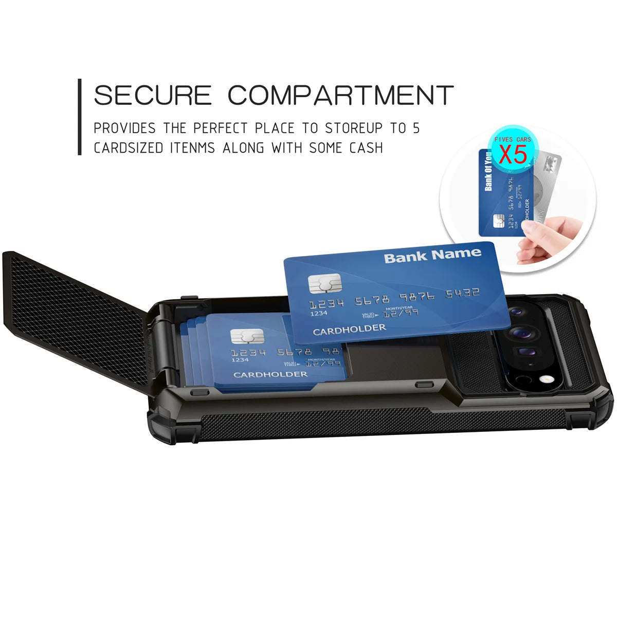 Flip Wallet Hülle für Google Pixel 9/9 Pro/XL