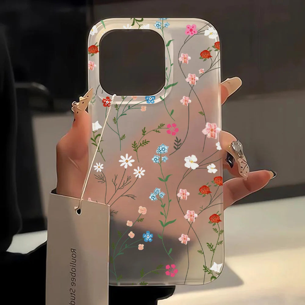 Floral phone case for iPhone 17 Pro Slim Case