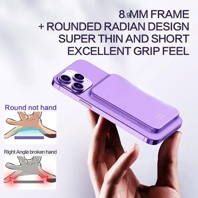 Mini Powerbank 10000mAh Magnetisch
