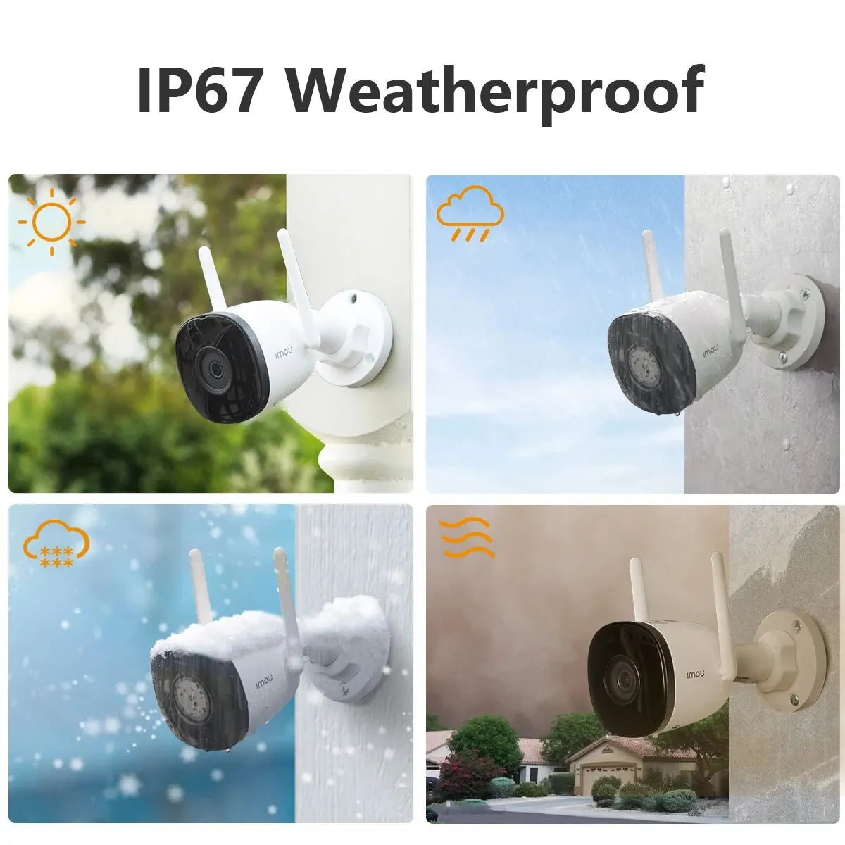 Imou Bullet 3C 3MP/5MP WiFi IP Kamera AI