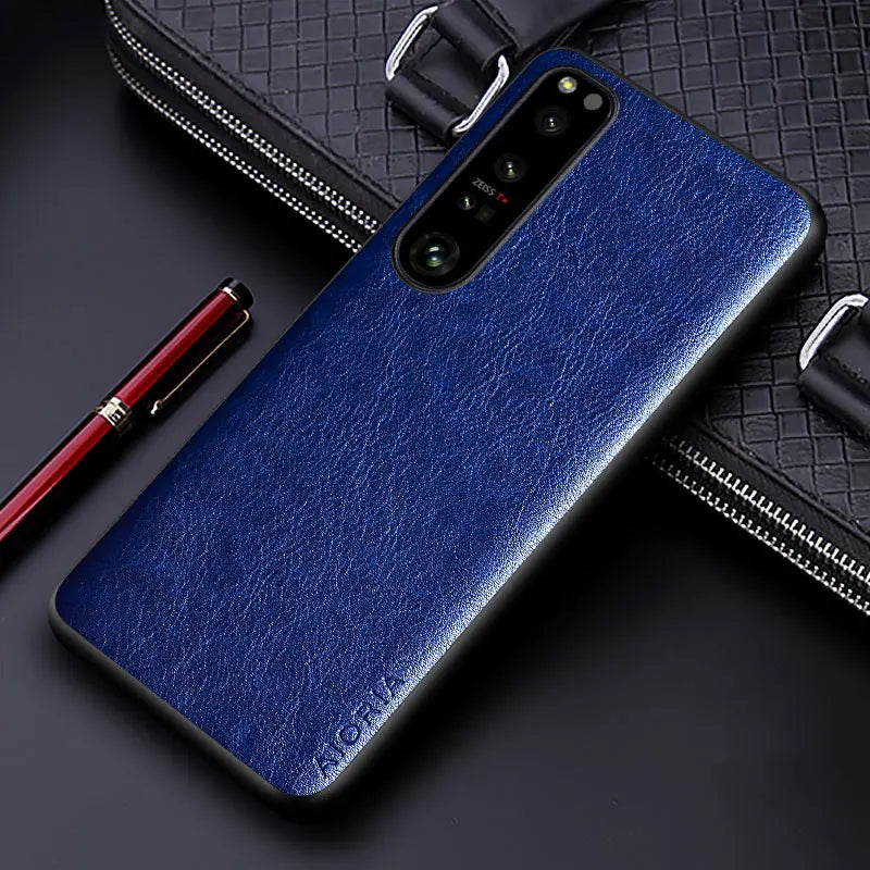 Luxuriöse PU-Lederhülle Sony Xperia
