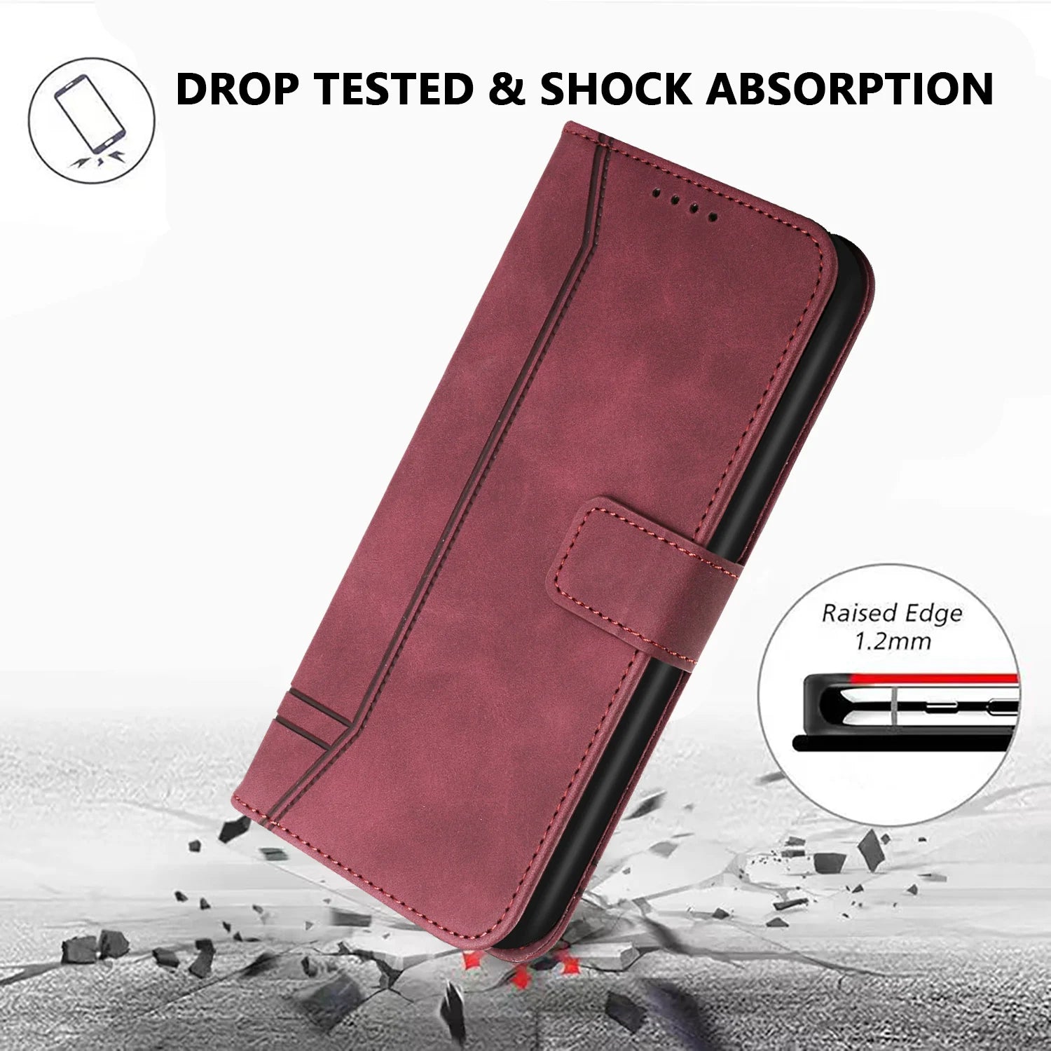 Leder Flip Hülle für Redmi Note Serie