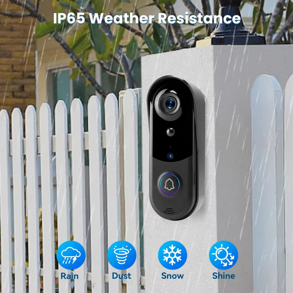 Batteriebetriebene 1080P WLAN Video-Türklingel IP65