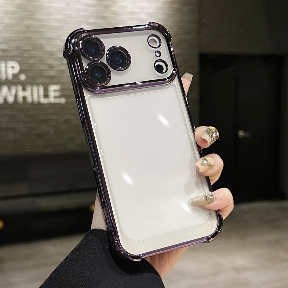 Luxus Transparent Schutzcase für iPhone 17 Pro Max