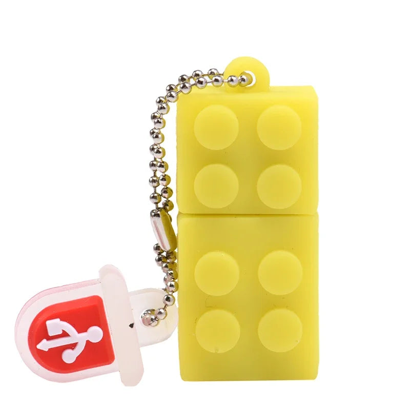 JASTER USB-Stick Baustein 64GB Geschenk Kinder