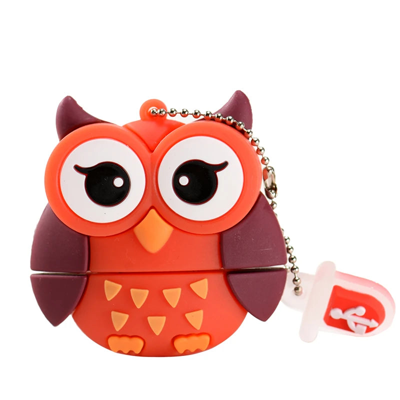 Niedliches Cartoon USB-Stick 64GB Tier-Motiv