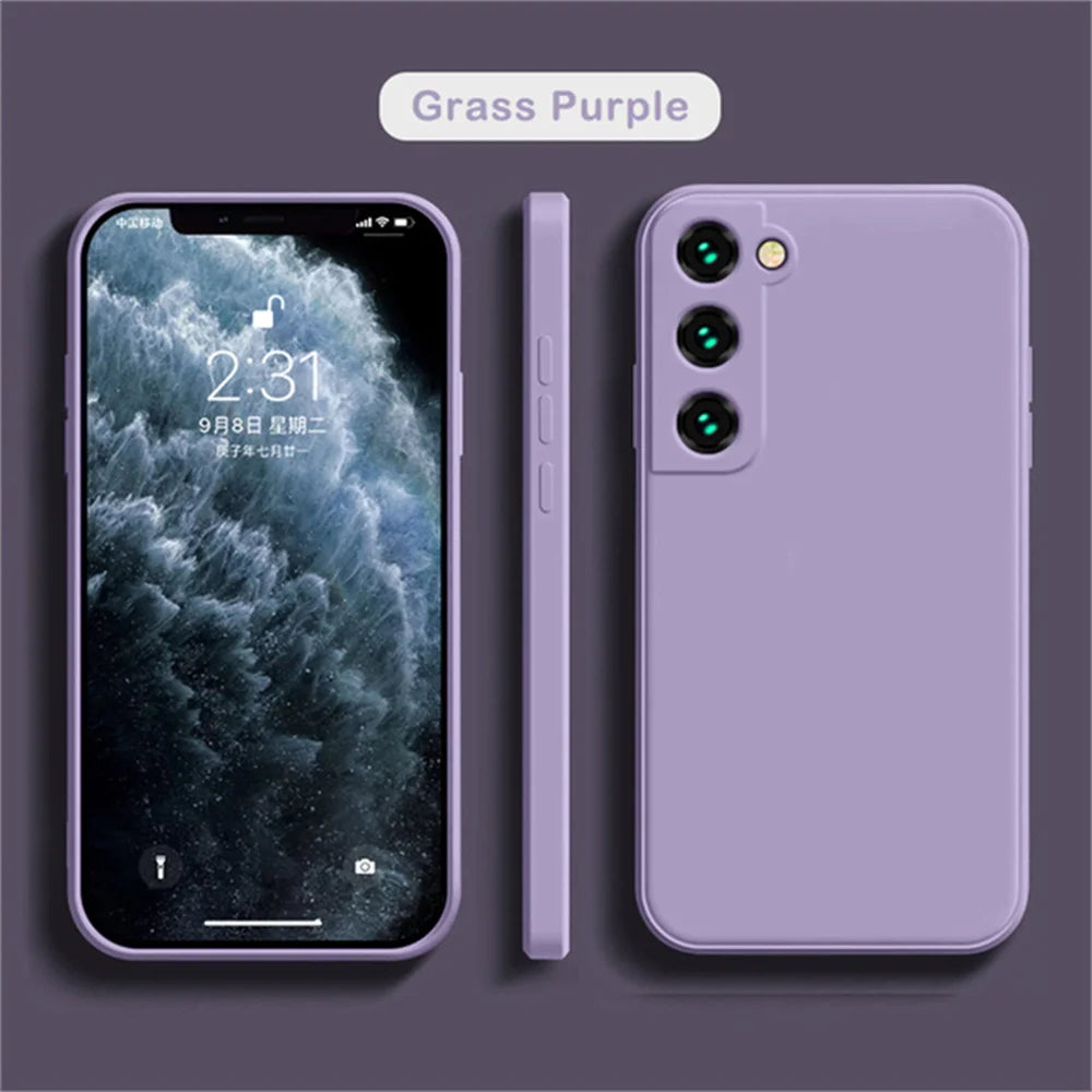 Luxus Flüssigsilikon Hülle Samsung